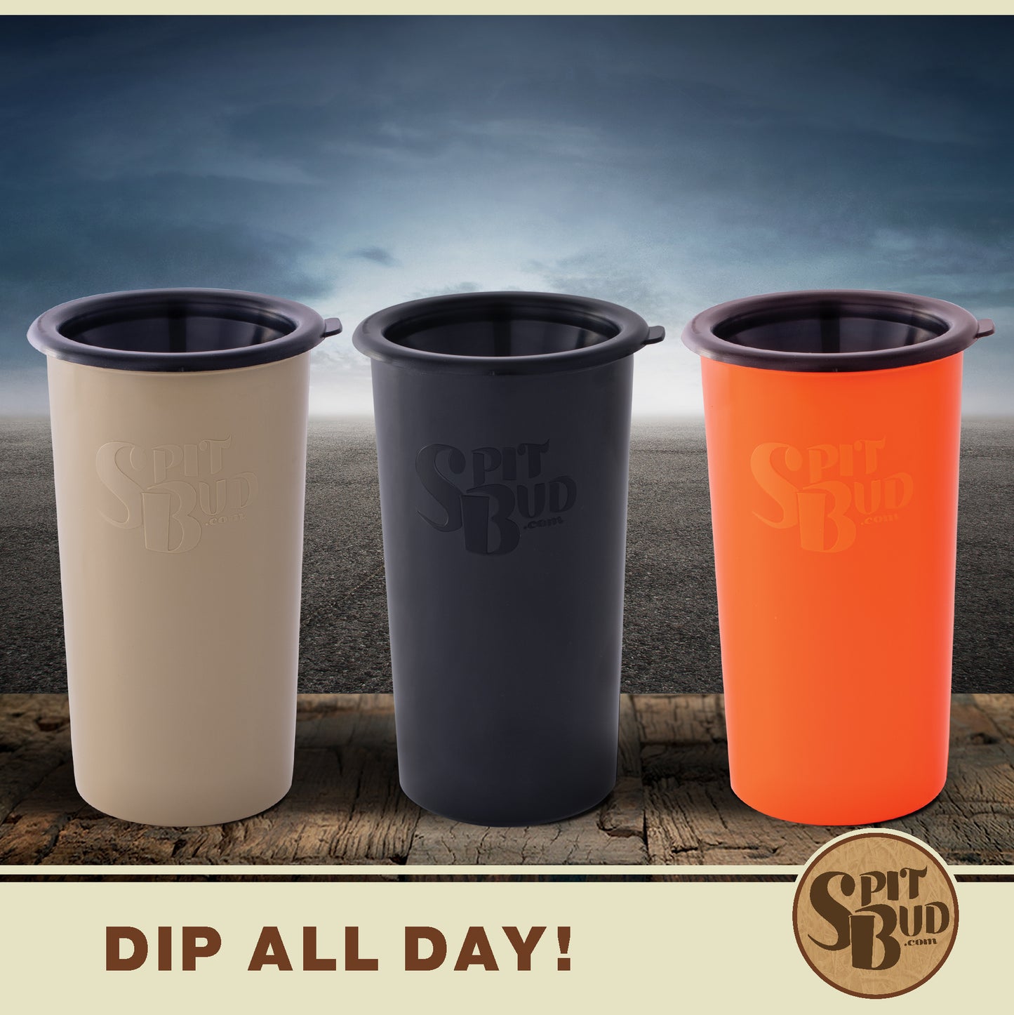 3 Pack - Original Black, Olive Green & Hunter Orange Spitbuds