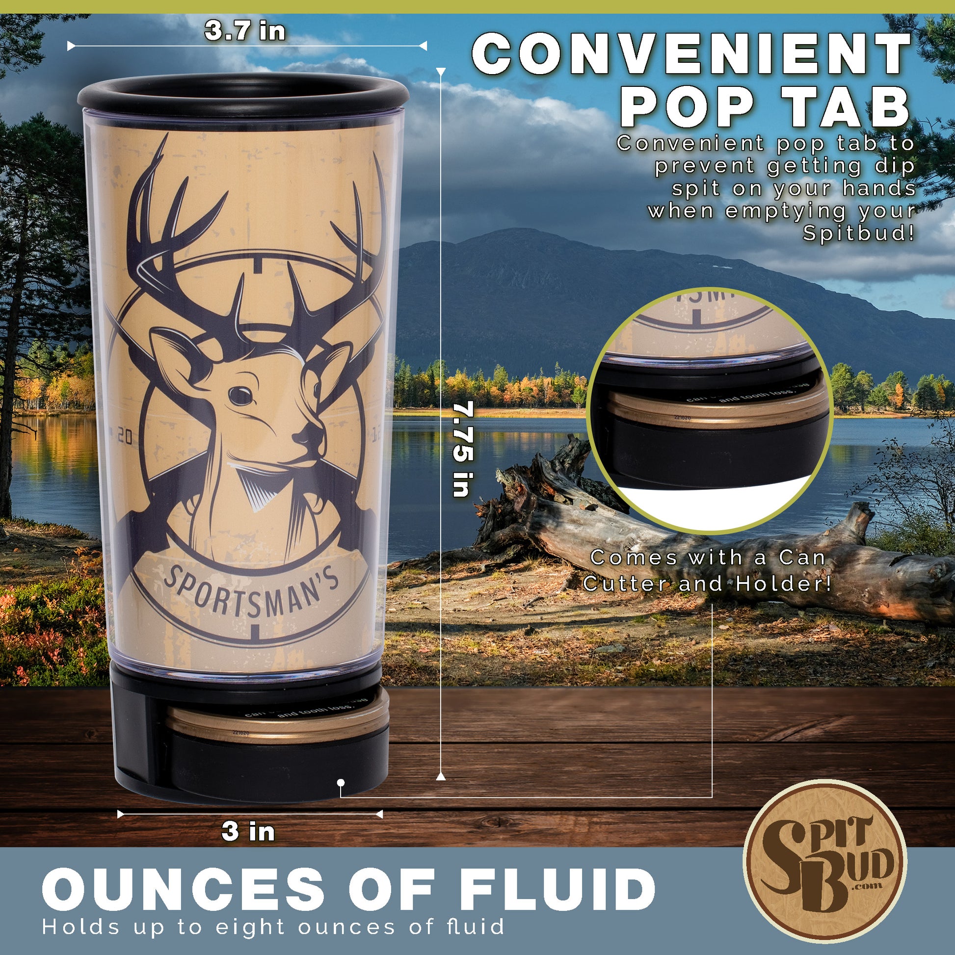 chewing tobacco spit cups Maynas Spittoon for | Portable Cup, 15 Ounces, Black Original Skoal Dark Green Snuff