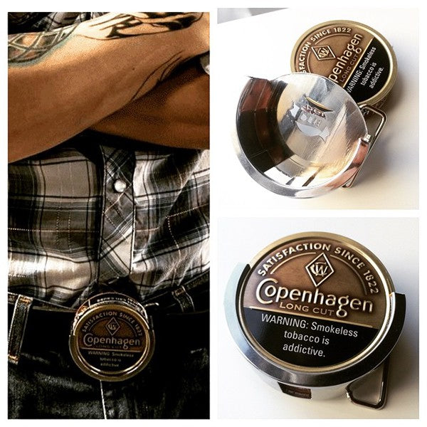 Snuff Belt Buckle Spitbud